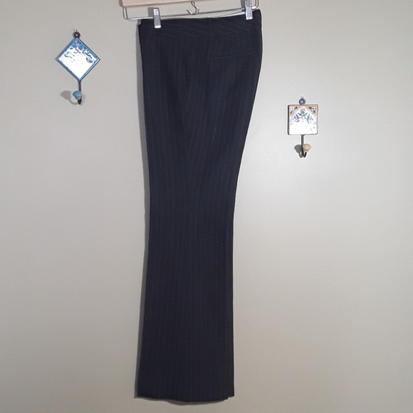 Ann Taylor charcoal pin striped pants - Picture 2 of 5